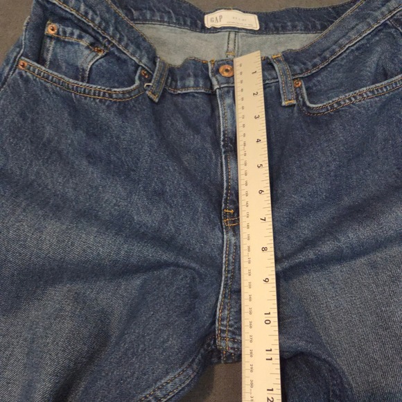 Gap Super Baggy Jeans Womens Sz 27/4  Medium Indigo Blue Wide Leg Denim - Picture 5 of 13